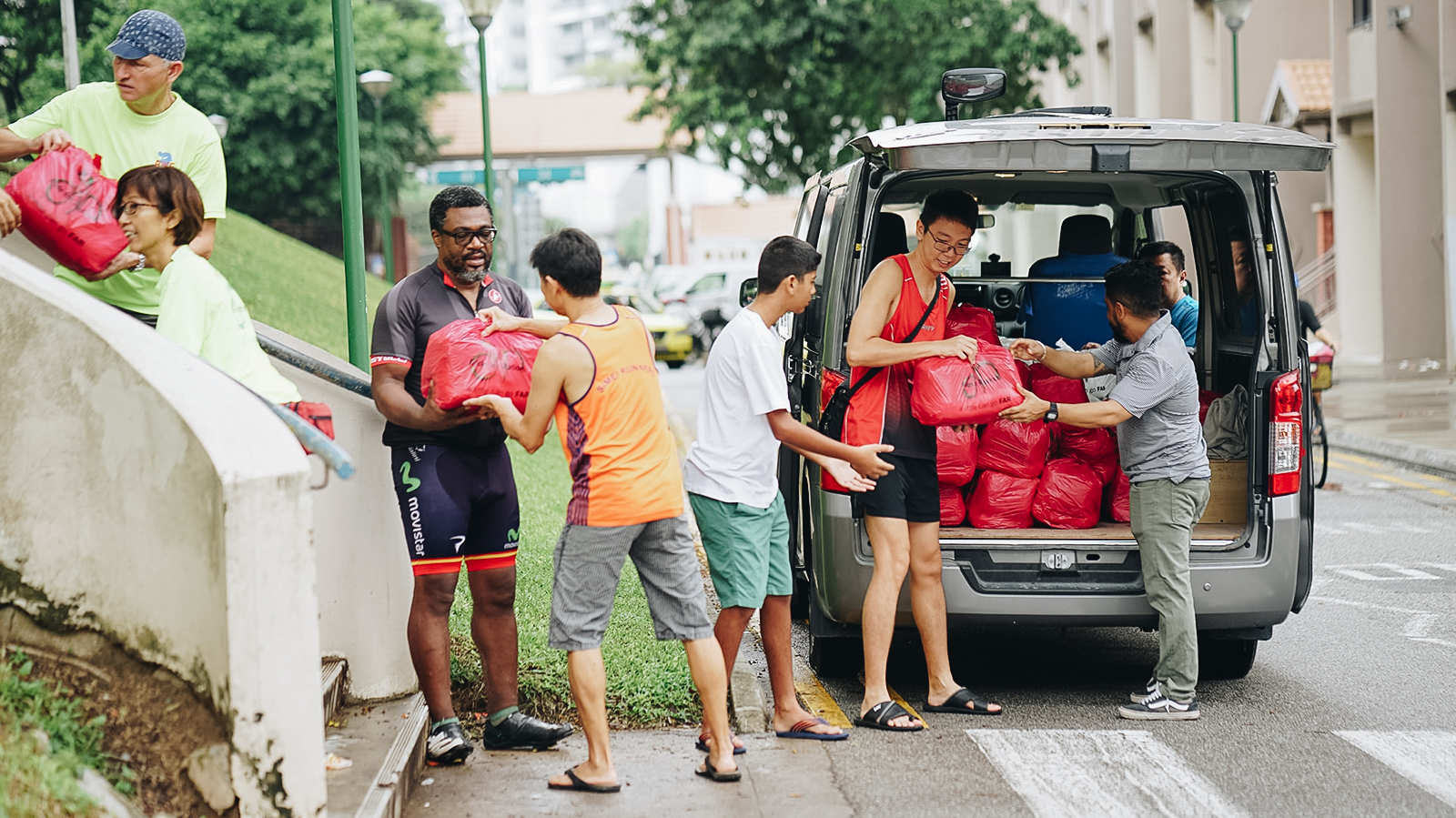 Three cyclists, 260km, one common goal – to feed the needy