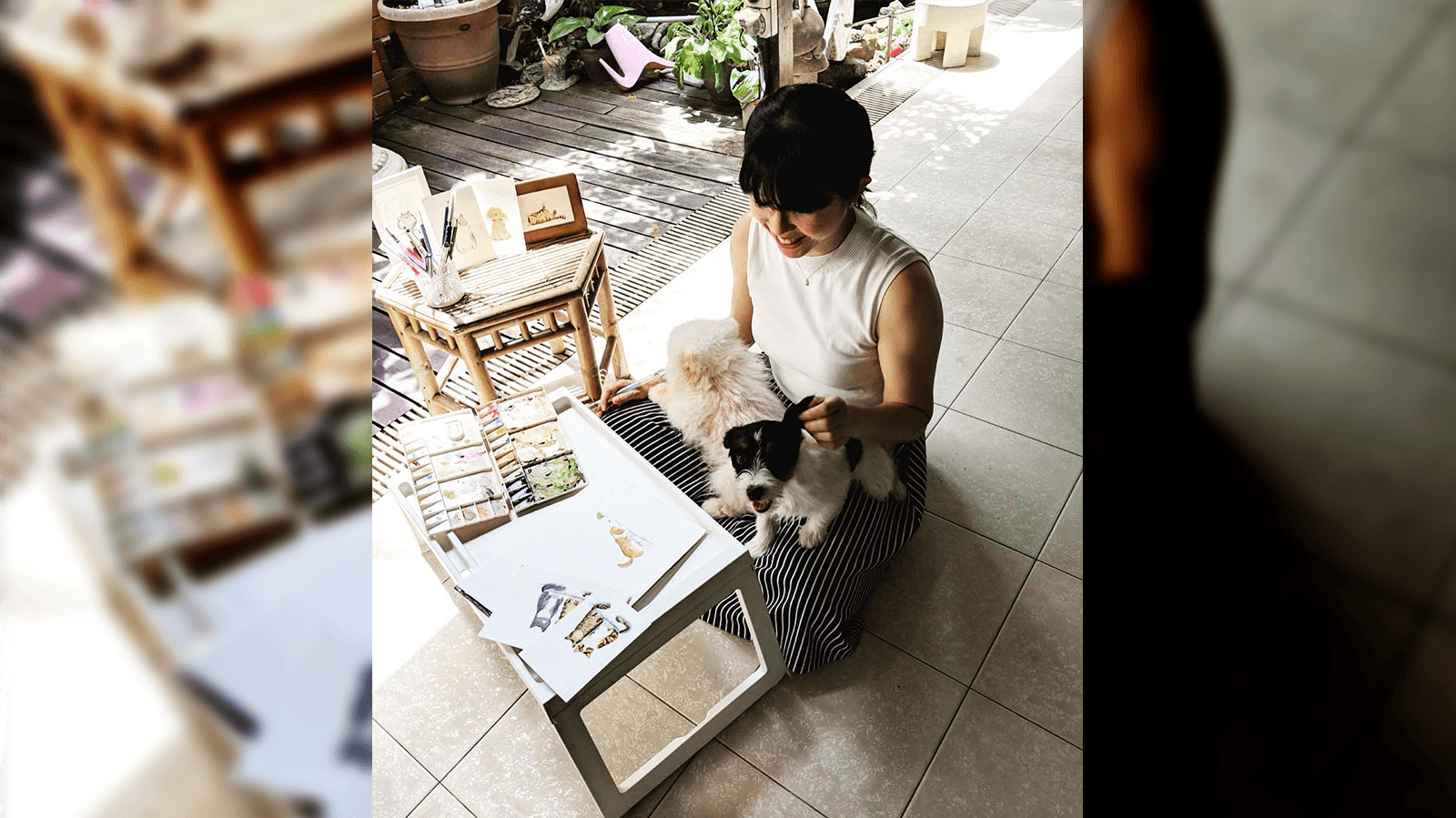 This artist uses her art to help charitable causes and support the chronically ill