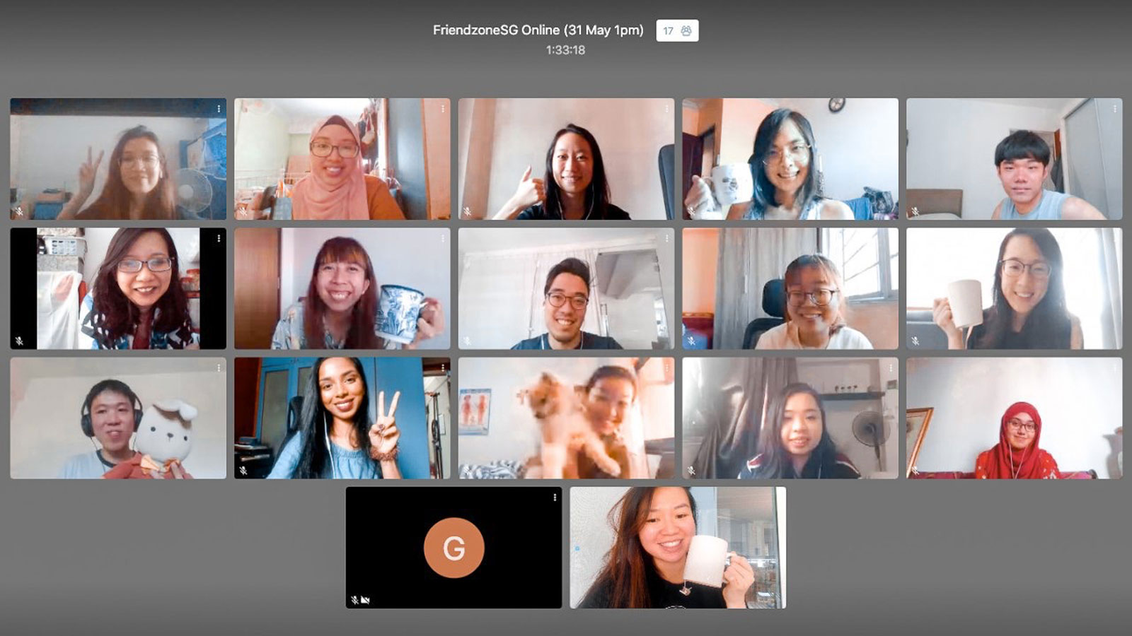 I discovered the kampung spirit in an online gathering with total strangers