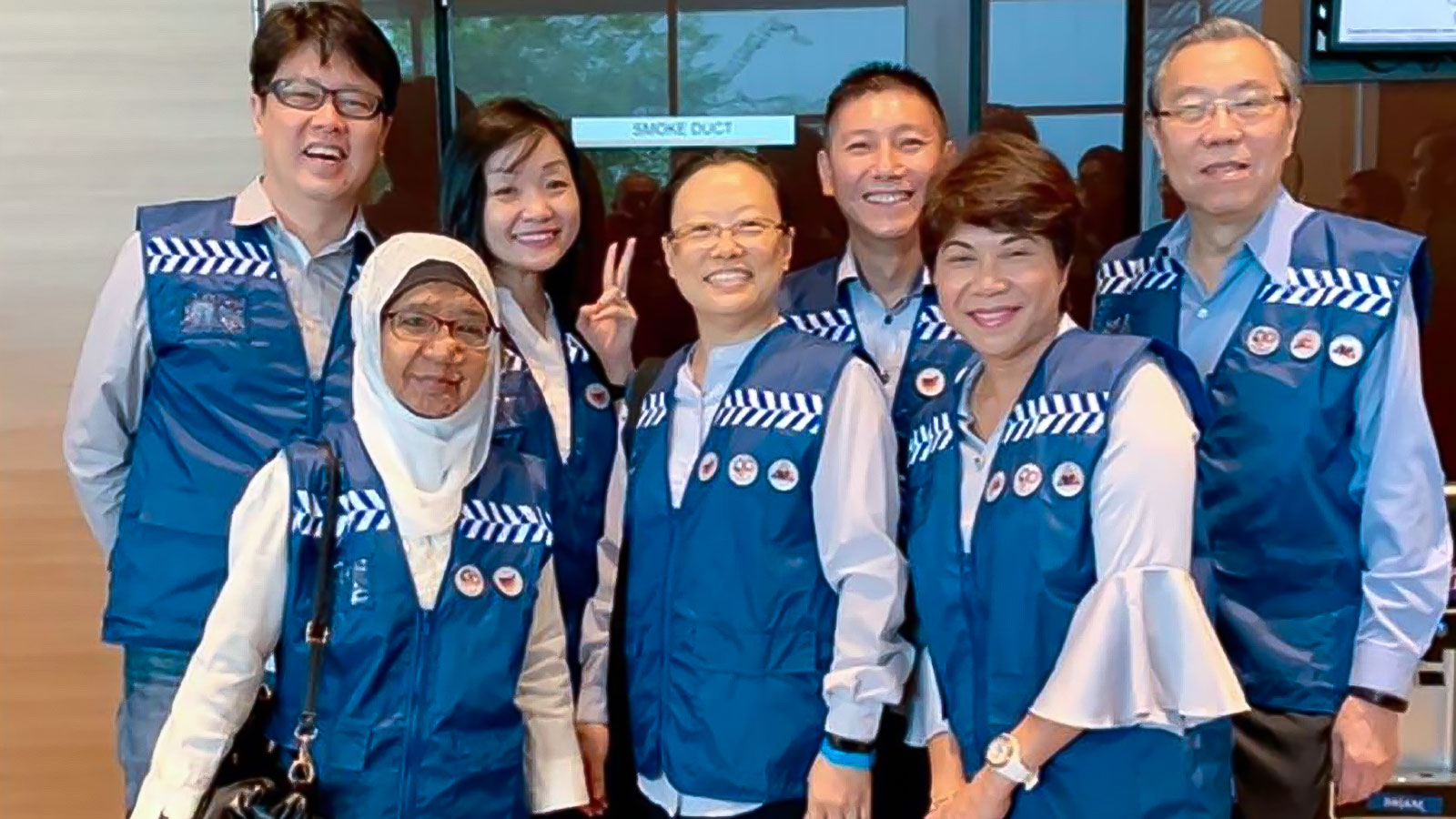 52 year old volunteer in Singapore COP and CERT