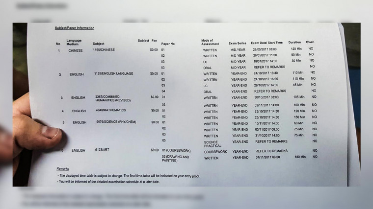 SingPass Mobile now shows exam results