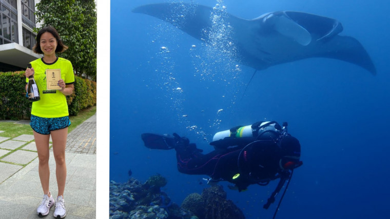 Running For Manta Rays