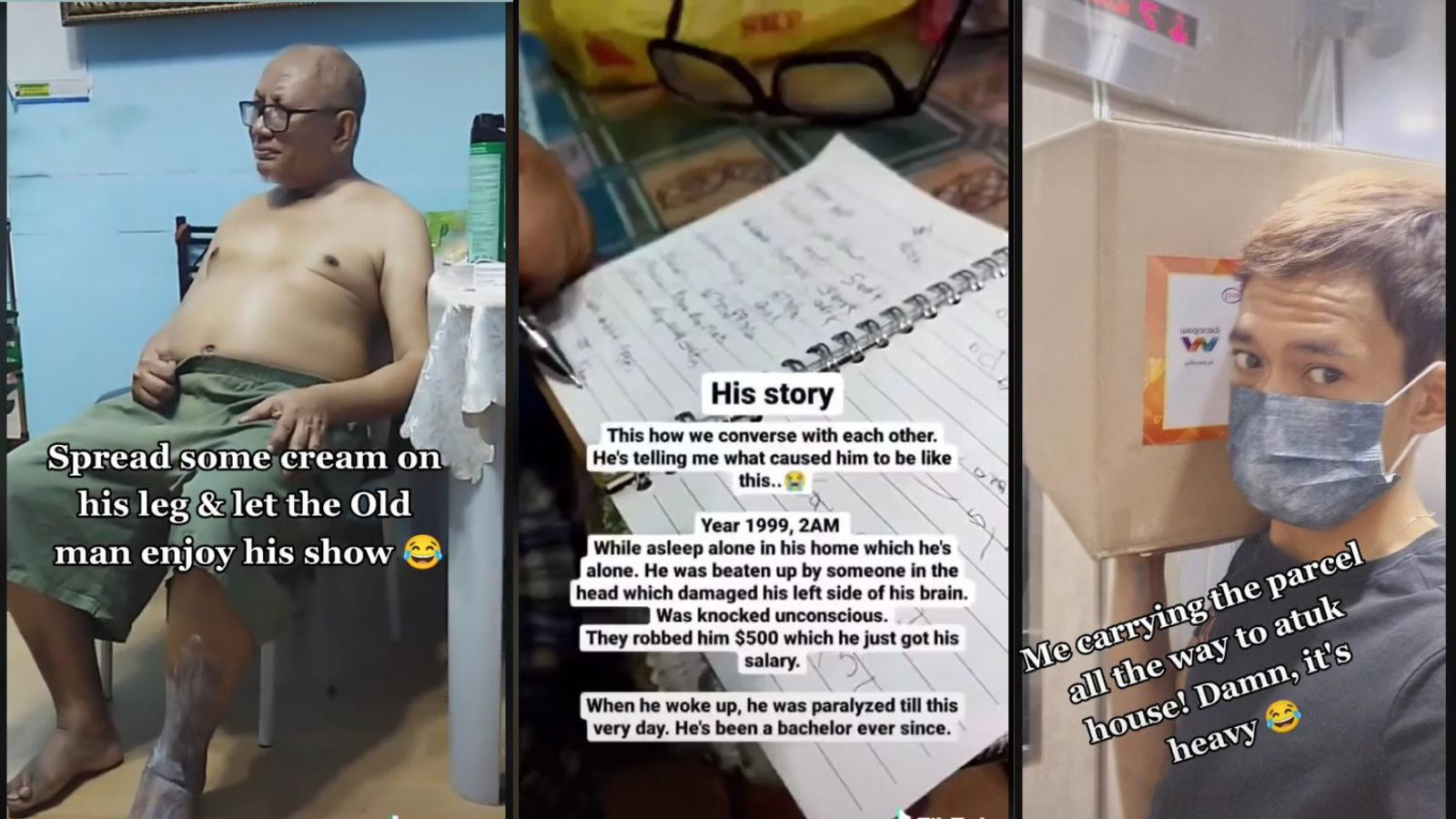Post thumbnail of Youth raises $5,000 for mute stranger in wheelchair after realising that he lives alone without much help
