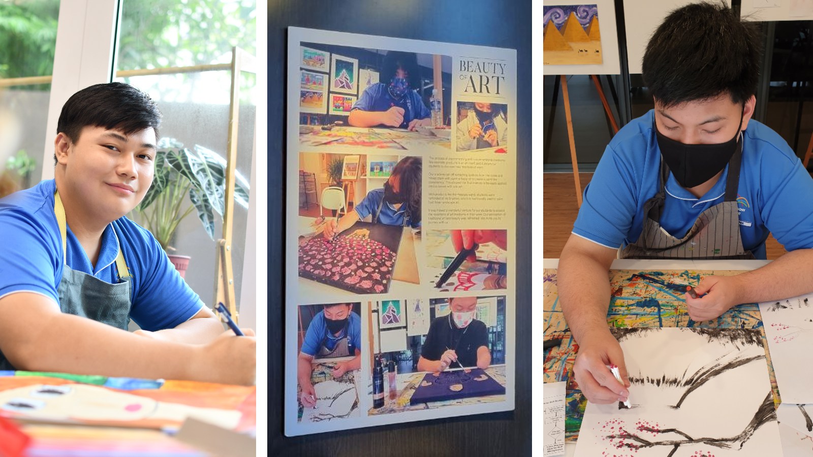 Post thumbnail of Repurposing makeup: Special-needs artists create artwork from upcycled cosmetics