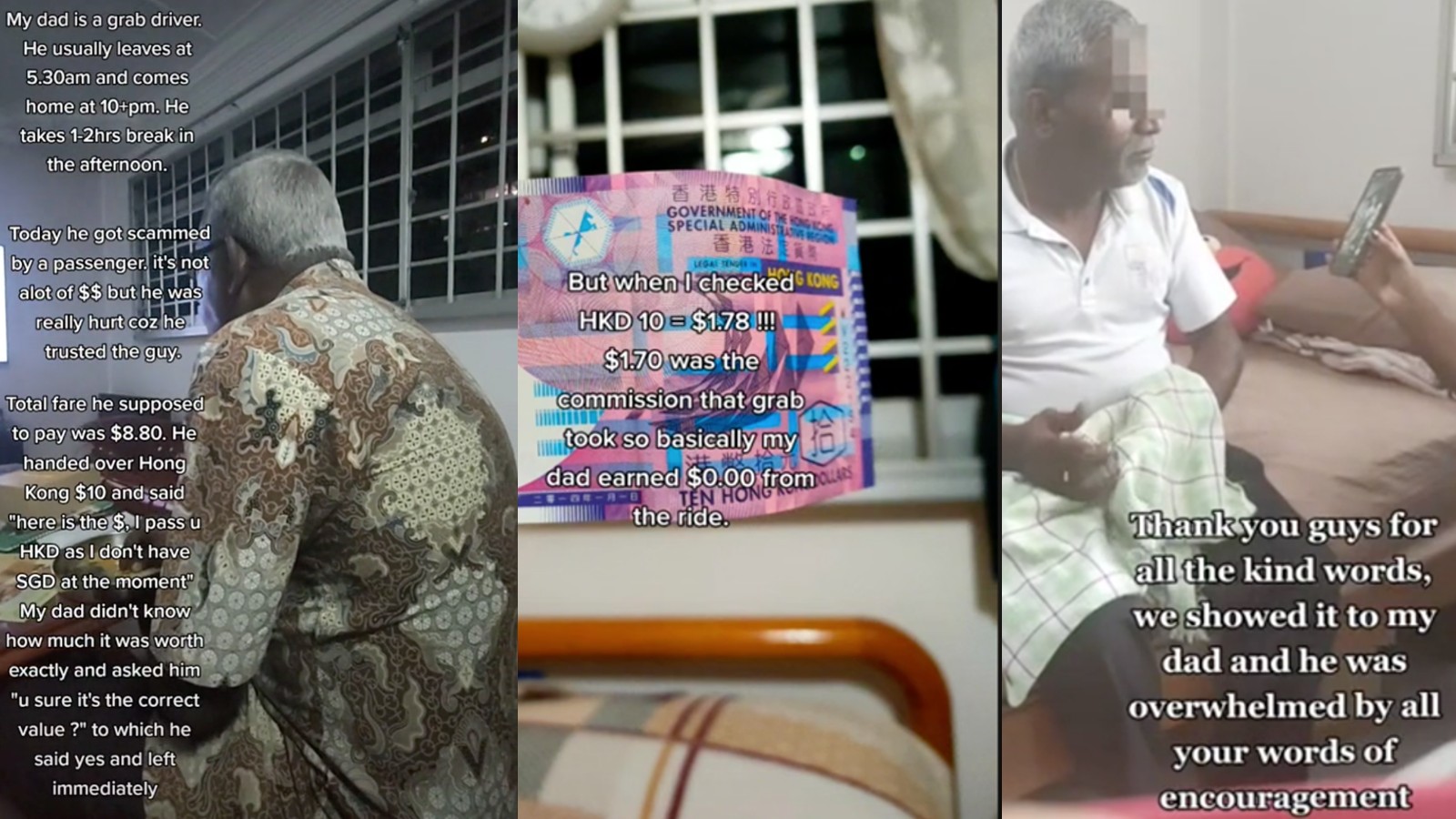 Post thumbnail of Grab scam: Driver who got cheated “stunned and grateful” by outpouring of online support
