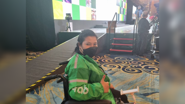 Roszana Ali at a Grab event in 2021.