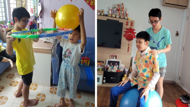 My brother has special needs. I hope one day he would be able to talk to us.