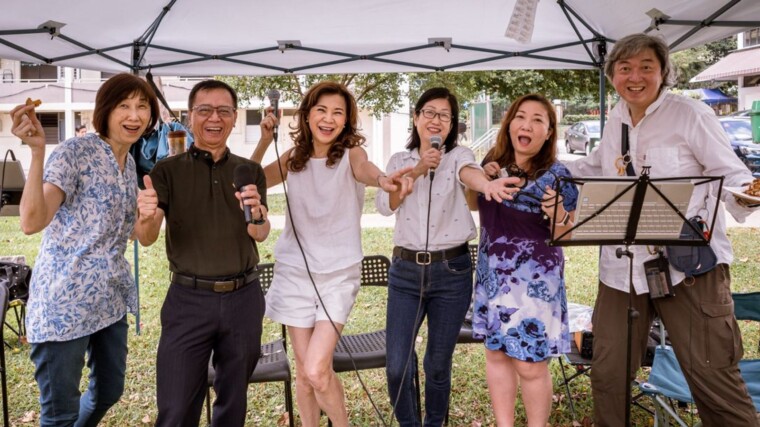 “Come, come, anyone can join!”: Kampung spirit blossoms in cosy Queenstown corner