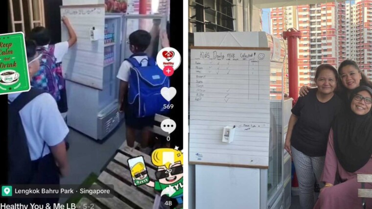 Mums offers free milk, breakfast for students in Lengkok Bahru